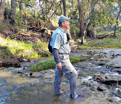 High water can provide opportunities to explore new fishing spots.